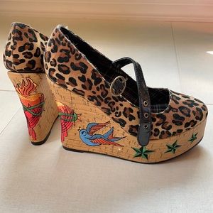 Penthouse Pinup Wedge Heels